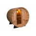 Pool Spas Barrel Sauna - Rustic 7 + 1ft Pool Spas Barrel Sauna - Rustic 7 + 1ft