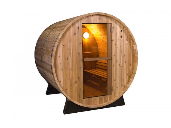 Pool Spas Barrel Sauna - Rustic 4ft Pool Spas Barrel Sauna - Rustic 4ft